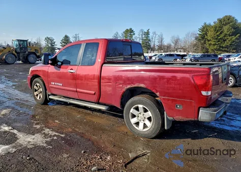2005 Nissan Titan Xe z USA, uszkodzony, nr VIN 1N6AA06B45N532577